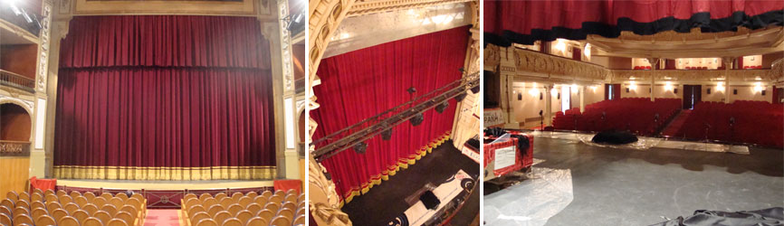 Venta e instalación de telones para teatros en San Martín de la Vega